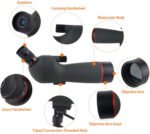 Gumo 20-60x60 Spotting Scope with Tripod,HD BAK4 Prism Full Multi-Coated Lens - Image 2