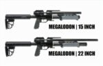 AEA Megalodon Pump Action Air Rifle 15" 22" with regulator installed
